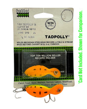 Load image into Gallery viewer, HEDDON LURES TINY CLATTERTAD TADPOLLY Fishing Lure in ORANGE CRAPPIE CHUB 0990 OYG