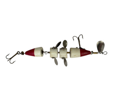 Lade das Bild in den Galerie-Viewer, Antique Fishing Lure from Puls and Wencka Bait Co. P & W CYCLONE Old WOOD FISHING LURE.