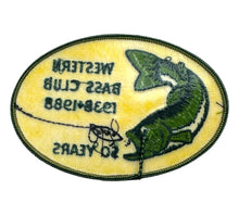 Load image into Gallery viewer, WESTERN BASS CLUB WASHINGTON VINTAGE ANNIVERSARY PATCH back