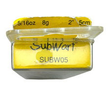 Load image into Gallery viewer, STORM SUBWART 5 Wake Bait in BLUEGILL box stats