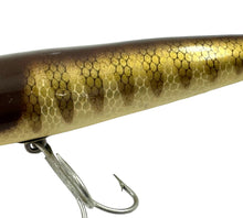 Load image into Gallery viewer, Up Close View of NU-CLASSIC TACKLE COMPANY 6 1/4" Handcrafted Wood Fishing Lure in PIKE SCALE
