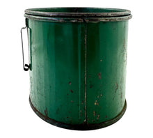 Cargar imagen en el visor de la galería, ANTIQUE WADING BAIT BUCKET and VENTED WORM BOX side