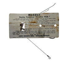 Cargar imagen en el visor de la galería, HEDDON FISHING LURES THE STANLEY WEEDLESS Tandem Hook. Antique Card with Retro Graphics,