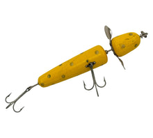 画像をギャラリービューアに読み込む, Pflueger Globe Antique Wood Fishing Lure with Vintage Graphics Canoe Box and Insert. Ventral