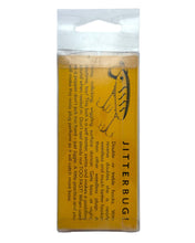 Load image into Gallery viewer, FRED ARBOGAST 5/8 oz WOOD JITTERBUG Fishing Lure in YELLOW SHORE. PRADCO Limited Edition Reissue.