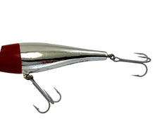 Load image into Gallery viewer, BAGLEY'S DIVING BANG-O-B #6 Fishing Lure in RED HEAD on SILVER CHROME. close up