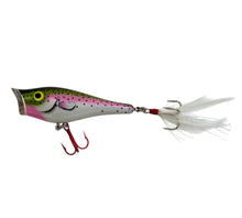 Load image into Gallery viewer, BERKLEY FRENZY POPPER FISHING LURE. RAINBOW TROUT TOPWATER Bait. L