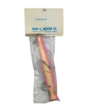 Cargar imagen en el visor de la galería, JOHN A. BIEWER CO. ST. CLAIR WOODEN PENCIL PLUG. DETROIT MI HANDLINING FISHING.