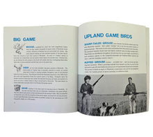Cargar imagen en el visor de la galería, Manitoba Fishing and Hunting Tourism Brochure. Vintage Canadian Travel Ephemera. upland game birds