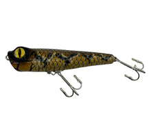 Cargar imagen en el visor de la galería, BLOOD SHOT MORGUE WOODEN CHUGGER Topwater Fishing Lure. Custom Made Rattlesnake Wood Bait from Japan. 4