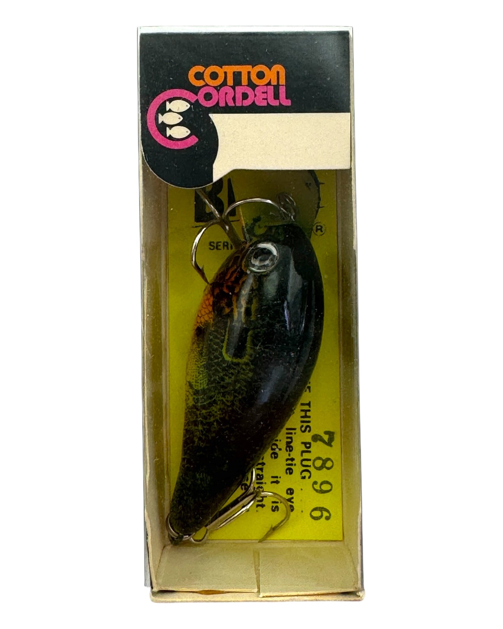cotton cordell big o fishing lure 7800 Series • COTTON CORDELL TACKLE CO. BIG-O FISHING LURE • #7896 LIFE  LIKE BLUEGILL