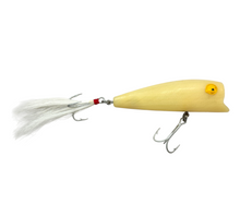 Load image into Gallery viewer, REBEL BONEHEAD TOPWATER LURE. BONE. Model Number PBX-4100. painted eye. Right