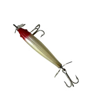 Load image into Gallery viewer, Top View of CREEK CHUB STREEKER Vintage Topwater Fishing Lure in REDHEAD