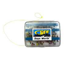 Lade das Bild in den Galerie-Viewer, WYOMING FLY FISHING TACKLE BOX with FLIES. CLIFF OUTDOORS DAYSWORTH. 5
