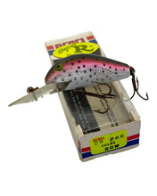 Load image into Gallery viewer, REBEL LURES SUPER R CRANKBAIT. METALLIC RAINBOW TROUT. DR26R RBW box
