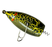 Load image into Gallery viewer, GARY BOWLES CUSTOM BAIT. HANDMADE WOOD FROG. MECHANICAL LURE. crackle finish