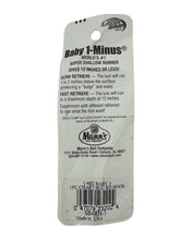 Cargar imagen en el visor de la galería, Fishing Tips for MANNS BAITS BABY One Minus Crankbait for Bass in CHARTREUSE BLUE. American Made Fishing Lure for Largemouth.