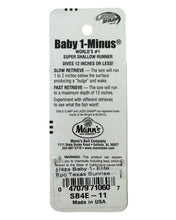 Load image into Gallery viewer, MANNS BABY ONE MINUS SHALLOW DIVER CRANKBAIT in TEXAS SUNRISE fishing tips