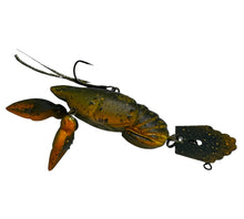 Load image into Gallery viewer, Phoney Frogs USA CRAWFISH CHATTER BAIT. Virginia Handmade Fishing Lure. Rusty Olive Craw. L