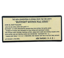 Cargar imagen en el visor de la galería, BLOOD SHOT MORGUE WOODEN CHUGGER Topwater Fishing Lure. Custom Made Rattlesnake Wood Bait from Japan. 7