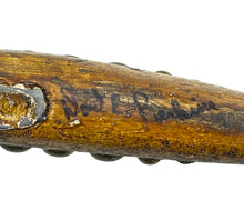 Load image into Gallery viewer, Rare Sturgeon DFD Wood Decoy. Signed Folk Art Piece by Dave Perkins Duluth Fishing Decoys. signature