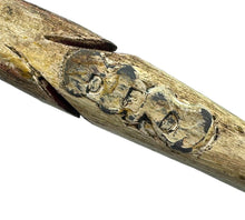 Load image into Gallery viewer, Northern Pike DFD Wood Decoy. Signed Folk Art Piece by Dave Perkins Duluth Fishing Decoys. esox lucius. belly weight