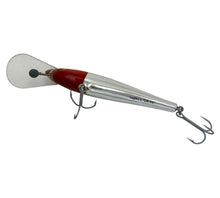 Load image into Gallery viewer, BAGLEY'S DIVING BANG-O-B #6 Fishing Lure in RED HEAD on SILVER CHROME. ventral