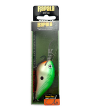 Load image into Gallery viewer, RAPALA LURES DT-10 DIVES-TO BALSA CRANKBAIT in GREEN SHAD. SURE SET.