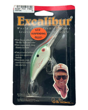 Load image into Gallery viewer, EXCALIBUR FISHING TACKLE and BILL DANCE SUSPENDING FAT FREE SHAD. GREEN SHAD.