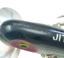 Lataa kuva Galleria-katseluun, FRED ARBOGAST WOOD JITTERBUG in PERCH Scale. Muskie Size. fished