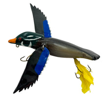 Load image into Gallery viewer, Wood Duck Decoy Fishing Art from JAS LURES by JIM SMITH of Anna, IL. Handcrafted in Southern Illinois's Shawnee National Forest!