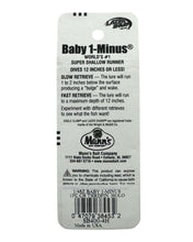 Load image into Gallery viewer, MANNS BABY ONE MINUS SHALLOW DIVER CRANKBAIT in CHARTREUSE THREADFIN HOLOGRAPHIC fishing tips