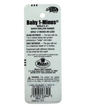 Cargar imagen en el visor de la galería, MANNS BAITS ELITE BABY 1 MINUS Fishing Lure. Shallow Running Crankbait in BRONZEBACK CRYSTAGLOW. fishing tips