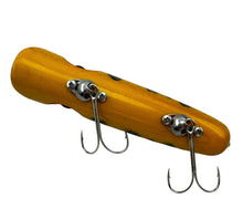 Load image into Gallery viewer, BRIGHT LIVER TACKLE FREDDIE FISHING LURE in BLACK PERCH SCALE. Handcrafted Wood Japanese Bait.
ブライトリバー  v