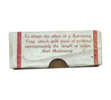 Load image into Gallery viewer, BILL JOHNSON BAIT COMPANY FROGGIE WEEDLESS SPOON. Antique Lure. 8