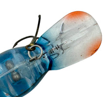 Load image into Gallery viewer, Artist Signed View of Gary Ray Parker Custom Painted Wiggle Wart Fishing Lure in Phantom Blue Craw