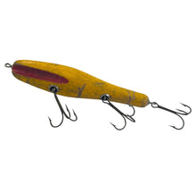 Load image into Gallery viewer, Wilson Wobbler Muskie Sized Fluted Bait. Antique Hastings Wood Fishing Lure. L
