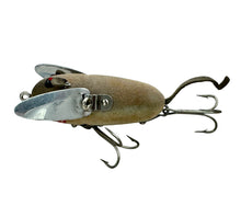 Load image into Gallery viewer, ANTIQUE HEDDON CRAZY CRAWLER. TRANSITIONAL HARDWARE & SURFACE HARDWARE. James Heddon's Sons Box Marked 2120 GM GREY MOUSE. L