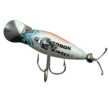 Cargar imagen en el visor de la galería, Stamped Belly View for HEDDON DOWAGIAC LURES PUNKINSEED SPOOK Vintage Fishing Lure in BLUEGILL
