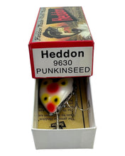 Load image into Gallery viewer, HEDDON LURES STRAWBERRY SPOT PUNKINSEED SPOOK FISHING LURE. Collector Box. 9630 S. boxed
