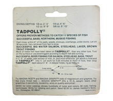 Load image into Gallery viewer, HEDDON TINY TADPOLLY CLATTERTAD fishing tips. GREEN CRAWDAD. 0990 GR