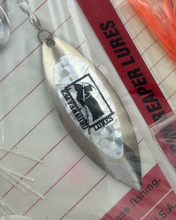 Lade das Bild in den Galerie-Viewer, GRIM REAPER SPINNERBAITS from PENNSYLVANIA. Highly Effective, Versatile Fishing Lures for Bass, Pike, and Walleye. holo spinner