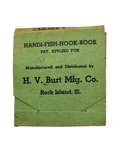 Load image into Gallery viewer, antique fishing hooks carlisle 6 in matchbook. rock island illinois