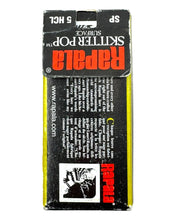 Load image into Gallery viewer, Back of Package View for RAPALA LURES SKITTER POP Size 5 Topwater Fishing Lure in HOT CLOWN