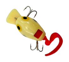 Load image into Gallery viewer, STORM LURES LI'L TUBBY EEL Vintage Fishing Lure • 05 BONE/ORANGE BELLY