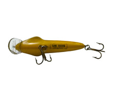Load image into Gallery viewer, Belly View of NILS MASTER of Finland SPEARHEAD Fishing Lure in YELLOW GREEN BLUE H-BONE