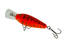Load image into Gallery viewer, Top View of RAPALA LURES OCW RATTLIN FAT RAP 7 Fishing Lure in the Darker Version of ORANGE CRAWDAD