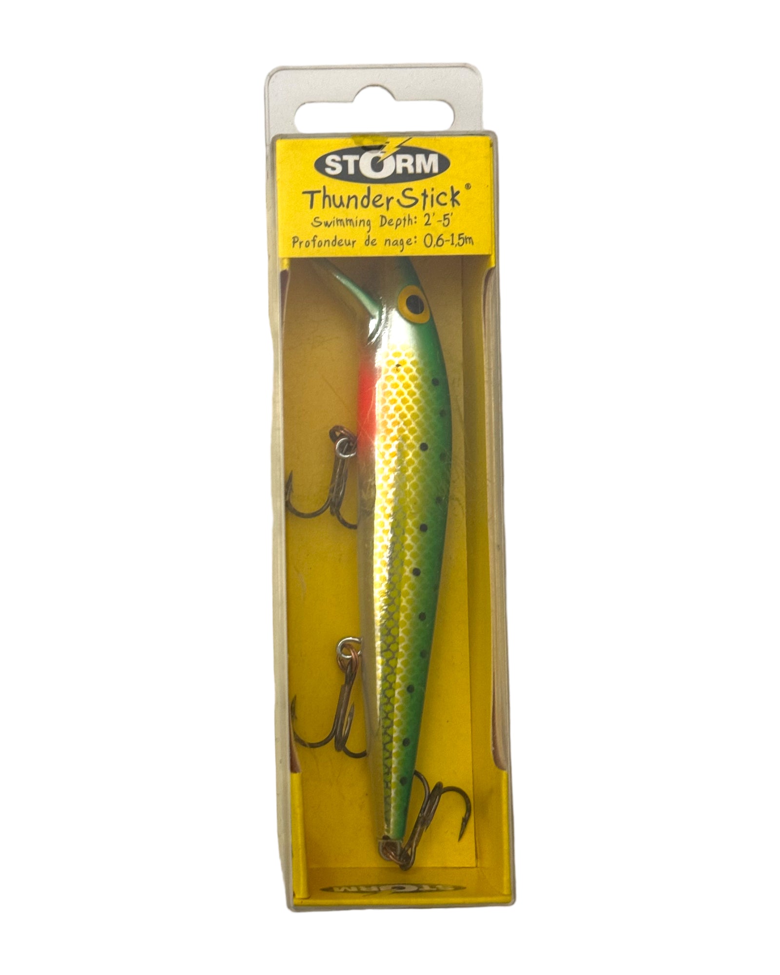 STORM THUNDERSTICK Fishing Lure • METALLIC HOT GREEN SPECKS – Toad Tackle