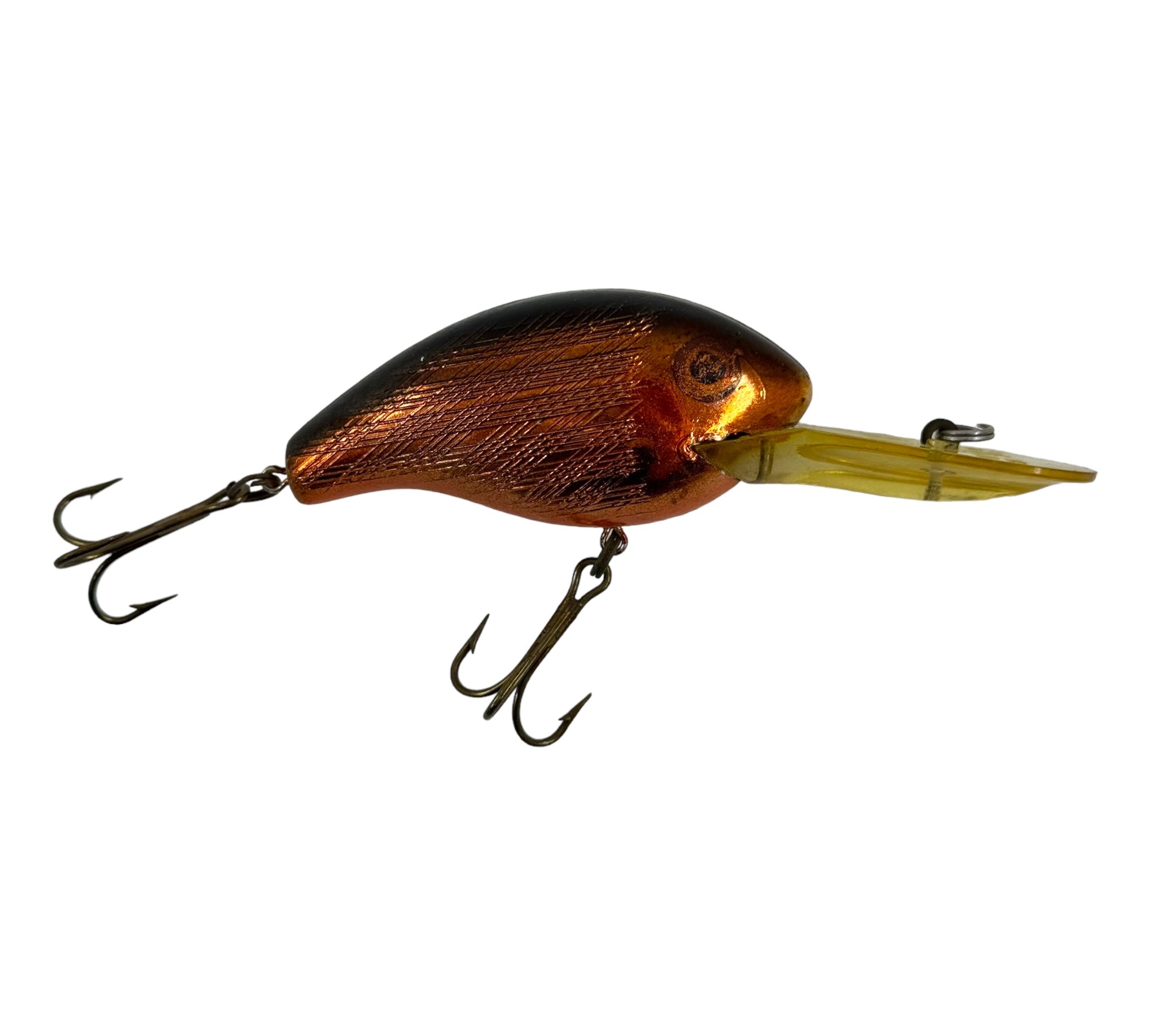 1 KNOCKER • Vintage REBEL LURES DEEP MAXI R Fishing Lure • D9519 COPPER