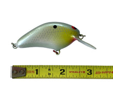 Load image into Gallery viewer, Handmade Bass Lures • BRIAN'S BEES CRANKBAITS 2 3/8" THICK FLAT SIDE ROUND BILL Fishing Lure • #219 SILVER PEARL